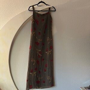 Maggy London Vintage Floral Maxi Dress size 6